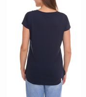 OCEAN SPORTSWEAR Doppelpack Damen Sommer-Shirt Kurzarm-Shirt 14156226 Dunkelblau und Weiß