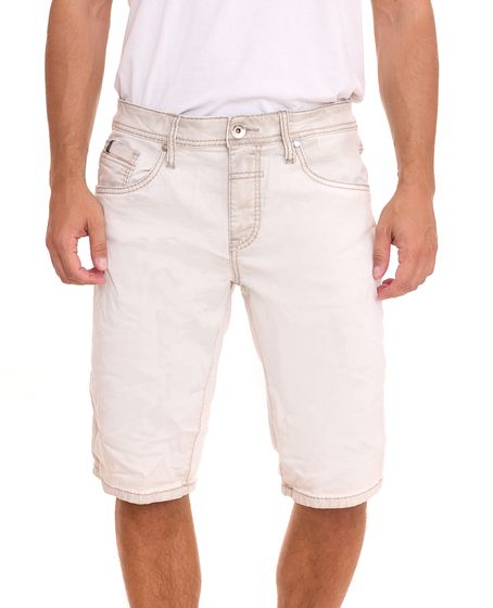 CAMP DAVID men's jeans shorts cotton trousers Jogg Denim with turn-up hem 92814533 beige