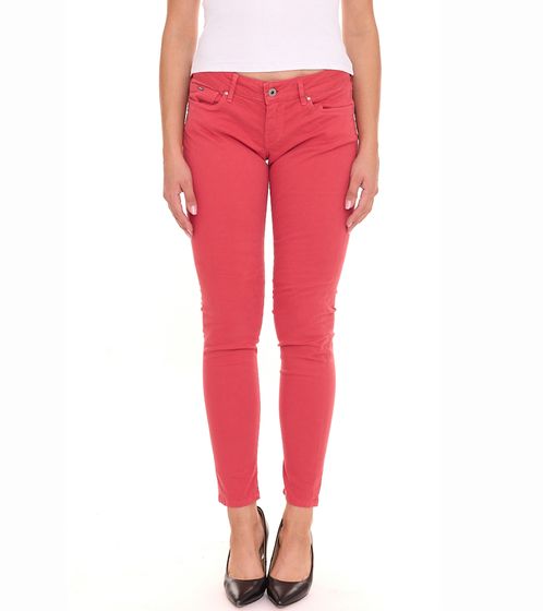 Pepe Jeans Soho skinny jeans classic women's stretch pants in 5-pocket style 55984959 red