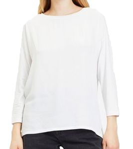 Maglia Tamaris Burdur a maniche lunghe da donna estiva con spalla scesa 49918405 bianco