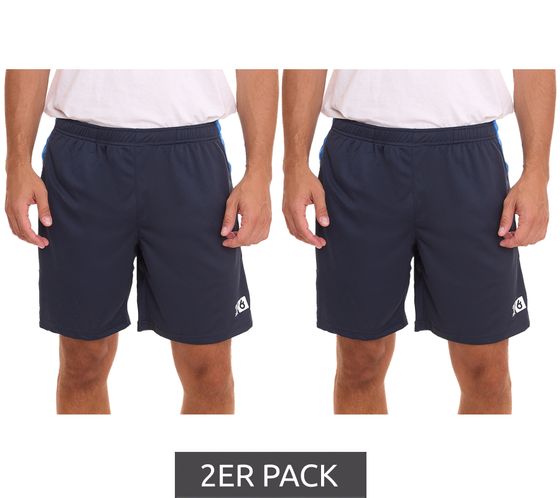 2 paquets Outfitter OCEAN FABRICS Short d'entraînement pour hommes Pantalon de sport respirant 1025-OTW-42 Bleu