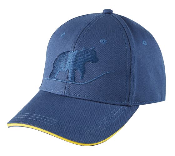 NORTHERN COUNTRY Base Cap with Embroidery Cotton Cap with Contrasting Stripes 00009478 Blue