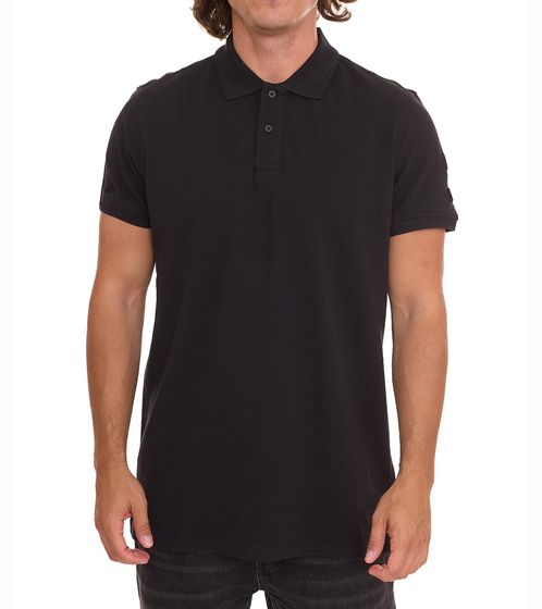 NORTHERN COUNTRY polo de hombre con portalápices camisa de algodón camisa de trabajo 00009472 negro