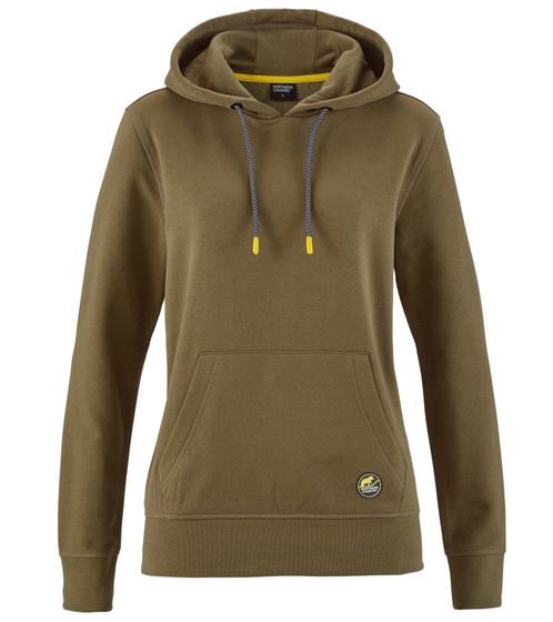 NORTHERN COUNTRY Damen Kapuzen-Pullover Baumwoll-Hoody Langarm-Shirt 00009482 Grün