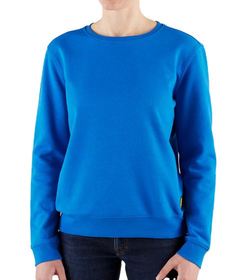 NORTHERN COUNTRY Damen Pullover Baumwoll-Sweater Langarm-Shirt 00009480 Blau