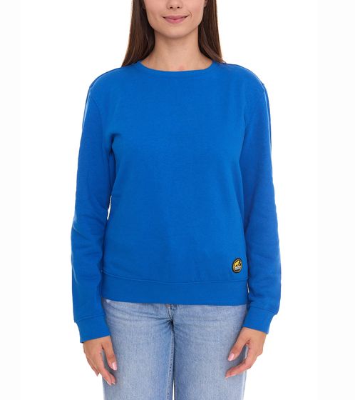 NORTHERN COUNTRY Damen Pullover Baumwoll-Sweater Langarm-Shirt 00009480 Blau