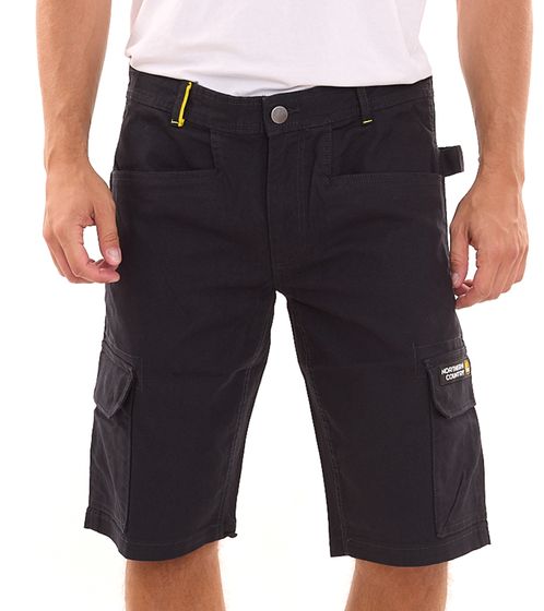 NORTHERN COUNTRY men's work trousers denim cotton shorts 00009496 black