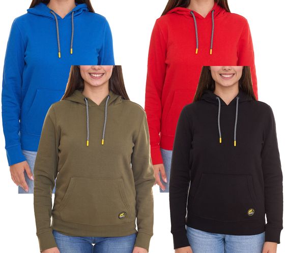 NORTHERN COUNTRY women's hooded sweater cotton hoodie long-sleeved shirt 00009482 green, blue, red or black