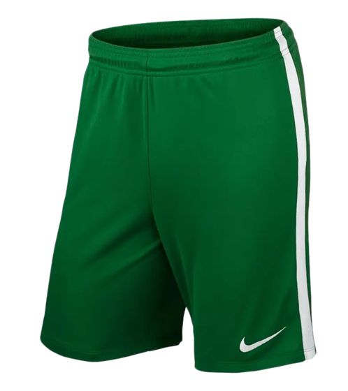 NIKE League short d'entraînement pour hommes avec technologie Dri-FIT pantalon de sport 725881-302 vert/blanc