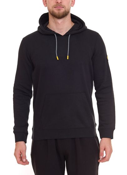 NORTHERN COUNTRY Herren Kapuzen-Pullover Baumwoll-Hoody Langarm-Shirt 00009469 Schwarz