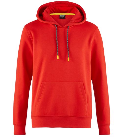 NORTHERN COUNTRY Herren Kapuzen-Pullover Baumwoll-Hoody Langarm-Shirt 00009469 Rot