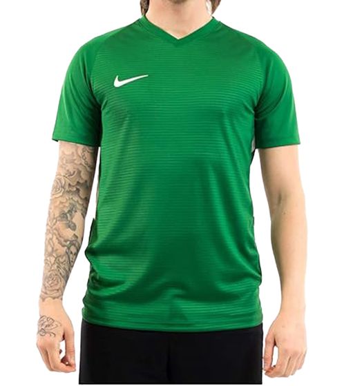 NIKE Tiempo Herren Sport-Shirt atmungsaktives Trainings-Trikot 894230-302 Grün