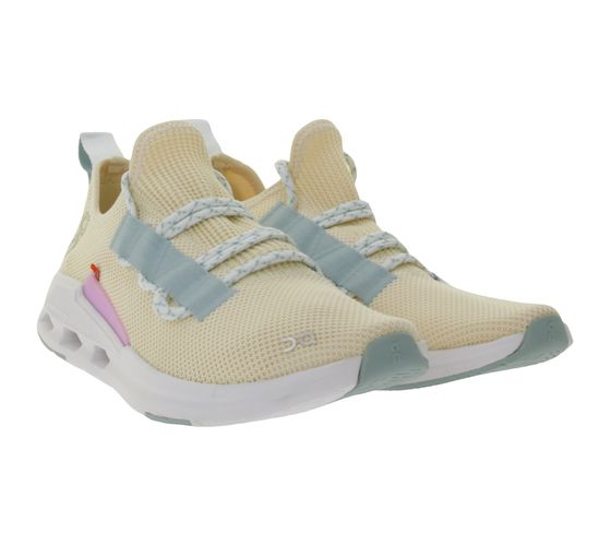 Zapatillas deportivas de mujer ON Running Cloudeasy con speedboard 7.698.437 beige/colorido