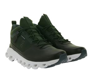 ON Running Cloud Hi sneakers sportive da donna scarpe running impermeabili con speedboard 2.899.673 nero/verde