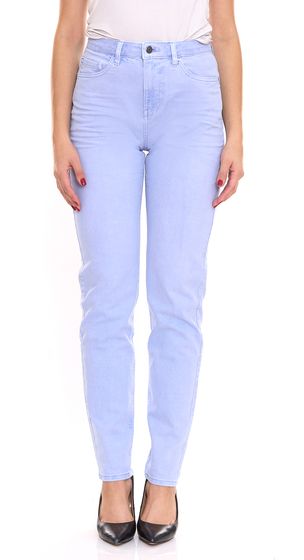 ESPRIT Vaqueros cónicos de mujer Pantalón vaquero sostenible de 5 bolsillos de algodón orgánico 010EE1B315 B02 440 azul claro