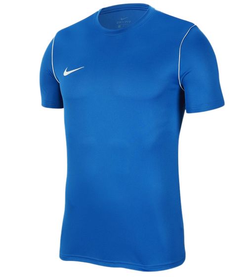 NIKE Park 20 Herren Trainings-Shirt mit Dri-FIT-Technologie Sport-Shirt Kurzarm-Shirt BV6883-463 Blau