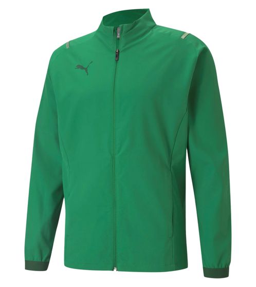 Giacca da allenamento da uomo PUMA Teamcup Sideline, giacca sportiva traspirante con tecnologia Drycell 656743 05 verde