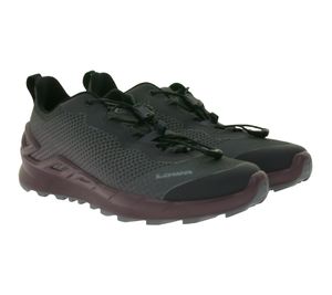 LOWA Merger GTX Lo chaussures de randonnée pour femmes avec monture MonoWrap chaussures de randonnée bottes de randonnée 320433 5099 gris foncé/violet