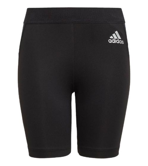 adidas Techfit 22 Kinder nachhaltige Fußball-Shorts kurze Hose mit Mesh-Einsätzen Sport-Ausrüstung H23160 Schwarz