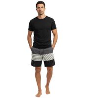 VOLCOM Forzee men's summer shorts cotton shorts striped board shorts A1012002 DCR black/grey/beige