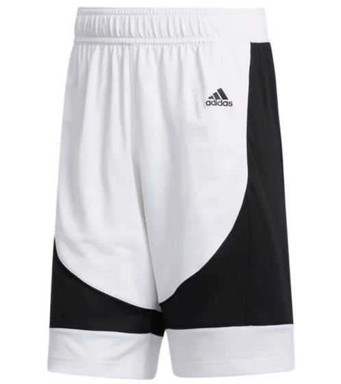 adidas N3XT L3V3L Prime Game pantaloncini da basket da uomo pantaloni sportivi sostenibili GI8715 bianco/nero