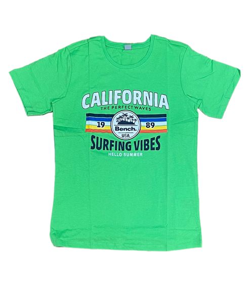 Bench. Children's cotton shirt with large front print Teen short-sleeved shirt Youths 39942542 Green