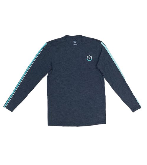 Maglia a maniche lunghe da uomo VISSLA The Trip, top sportivo arioso ML02OTTR BLH grigio