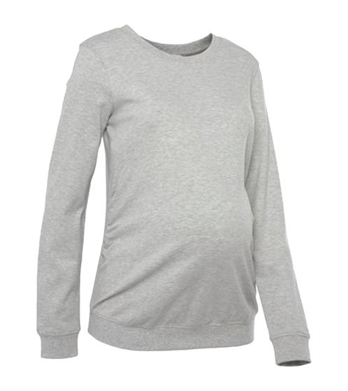 nueve 9 meses camisa de embarazo simple para mujer moda de maternidad 54707926 gris