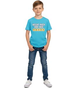 KIDSWORLD Kinder T-Shirt für Jungen mit Front-Print Sommer-Shirt 67073238 Blau KIDSWORLD Kinder T-Shirt für Jungen mit Front-Print Sommer-Shirt 67073238 Blau