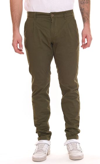 ONLY & SONS Onscam Herren Chino-Hose gemütliche Stoff-Hose 17656345 Olivgrün