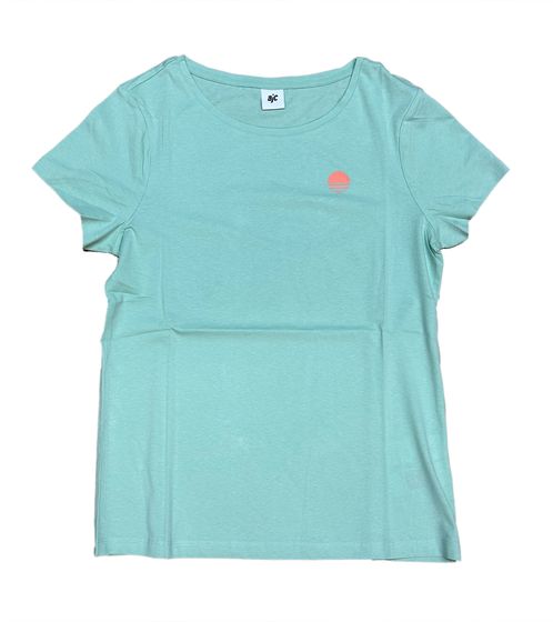 T-shirt donna AjC con stampa sul retro maglia estiva a maniche corte 35732517 verde menta