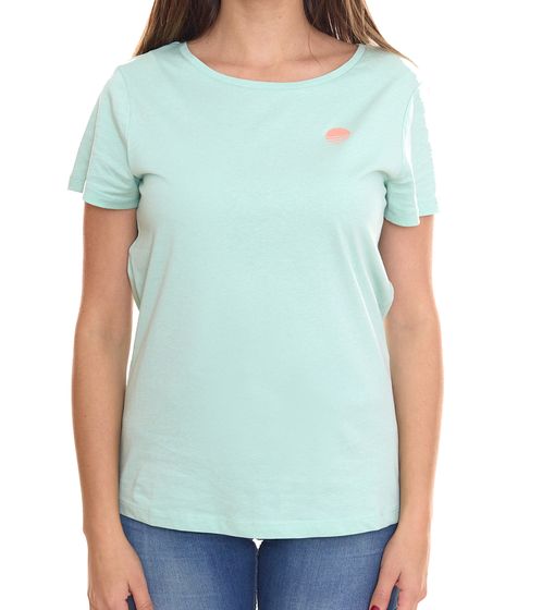 Camiseta de mujer AjC con estampado en la espalda camisa de verano de manga corta 35732517 verde menta