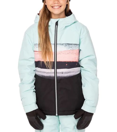 686 ATHENA INSULATED Kinder Ski-Jacke Mädchen Winter-Jacke mit InfiLoftTM-Isolierung M2W704 Blau/Schwarz/Rosa