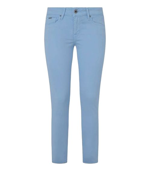 Pantalón vaquero clásico elástico de mujer Pepe Jeans Soho skinny jeans con estilo de 5 bolsillos 34606600 azul claro