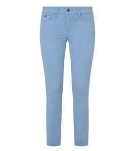 Pepe Jeans Soho jeans skinny da donna pantalone classico stretch stile 5 tasche 34606600 azzurro