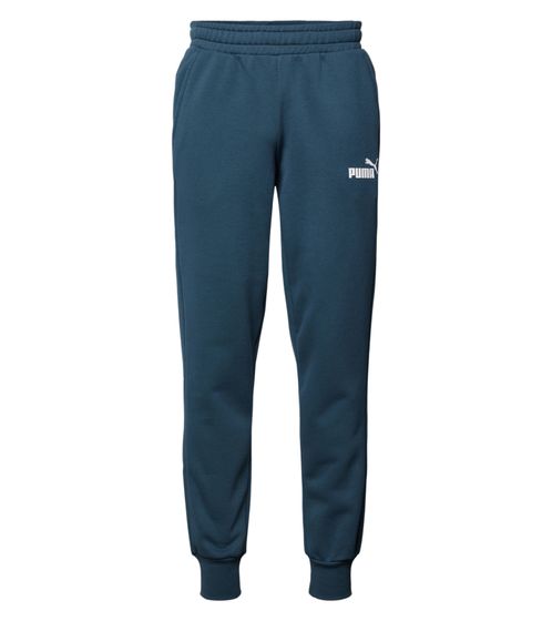 Pantalón jogging PUMA ESS Logo para hombre, elegantes pantalones deportivos con logo 679629 16 azul petróleo