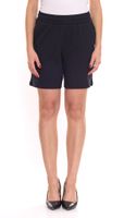 2er Pack AjC Damen Sommer-Shorts kurze Hose Mode-Bermuda 37358347 Grün/Schwarz
