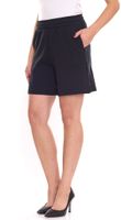 2er Pack AjC Damen Sommer-Shorts kurze Hose Mode-Bermuda 37358347 Grün/Schwarz