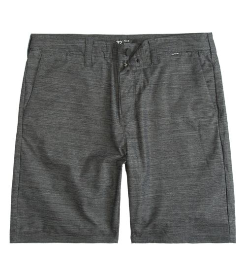 Hurley Herren Shorts mit großen Eingrifftaschen kurze Hose Alltags-Hose 551341-00-0070 Grau