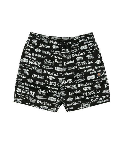 Dickies 100 AOP short d'été pour hommes, short élégant DK0A4XONBLK1 noir/blanc