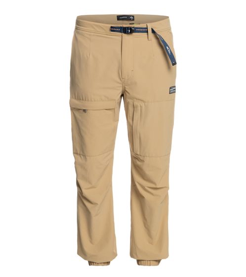 Quiksilver Sea Bed Herren Cargo-Hose stylische Alltags-Hose mit Gürtel EQYNP03262 CLD0 Beige