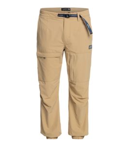 Pantaloni cargo da uomo Quiksilver Sea Bed, pantaloni eleganti per tutti i giorni con cintura EQYNP03262 CLD0 beige