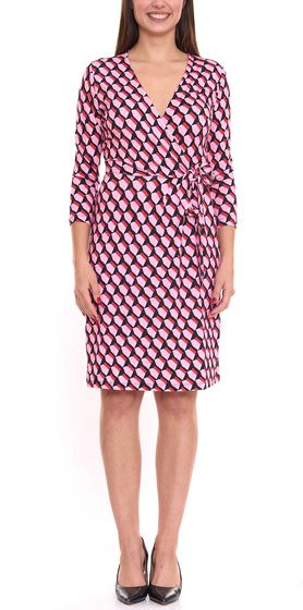 Aniston Selected mini-robe femme robe en jersey à motif avec nœud latéral 45335633 Coloré