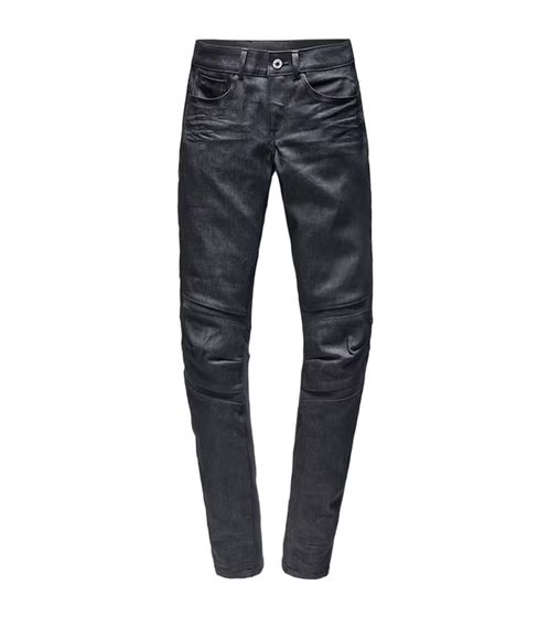 G-Star RAW Motac Deconstructed 3D Mid Jean skinny femme pantalon en coton avec jean stretch D06192-3147-001 bleu foncé