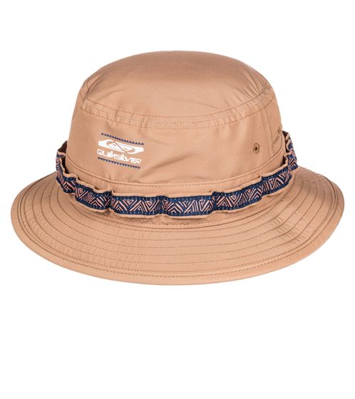 QUIKSILVER Sommer-Hut Angler-Hut mit EVA-Schaum und farblichen Akzenten AQYHA05138 CMK0 Braun