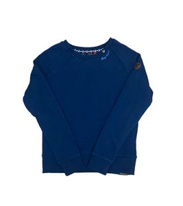 ragwear Johanka maglietta vegana per il tempo libero da donna felpa basic 2221-30001 2028 blu scuro