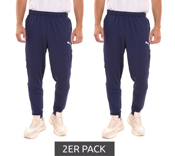 Confezione da 2 pantaloni da allenamento da uomo PUMA LIGA con pantaloni sportivi DRYCELL abbigliamento sportivo 655313 06 blu scuro