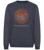 Lot de 2 INDICODE IDForz pull col rond homme en coton avec grand imprimé sur le devant 55582MM noir, gris ou bleu