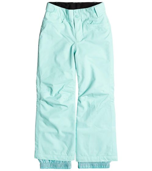 ROXY Backyard para niñas pantalones de nieve cómodos pantalones de snowboard transpirables ERGTP03035 BFK0 azul claro