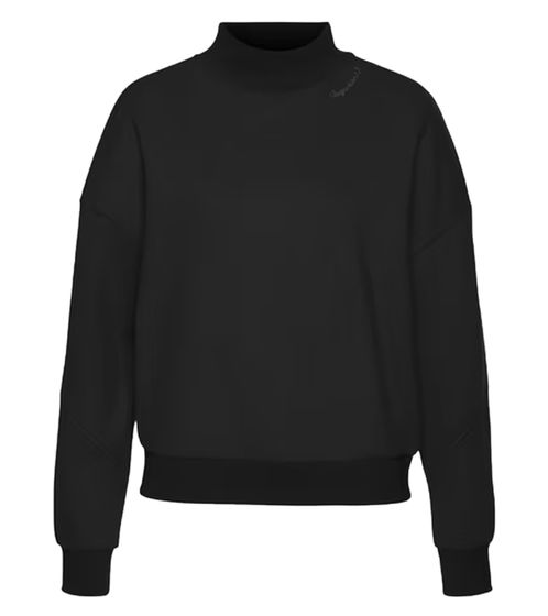 ragwear Kaila sweat-shirt en coton végétalien pour femmes approuvé PETA 2221-30006 1010 noir